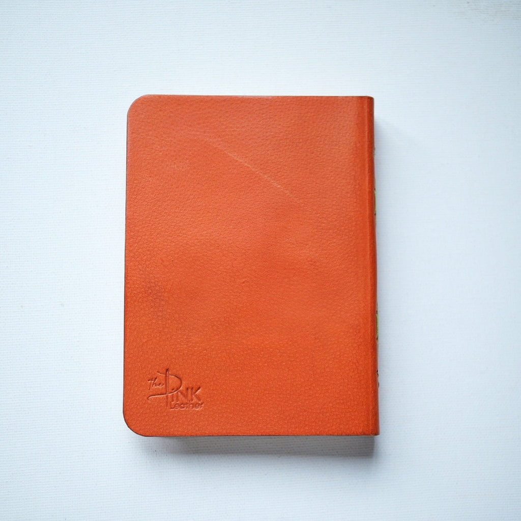 Flora Handbound Leather Journal – Handmade, Pyrographed Cover