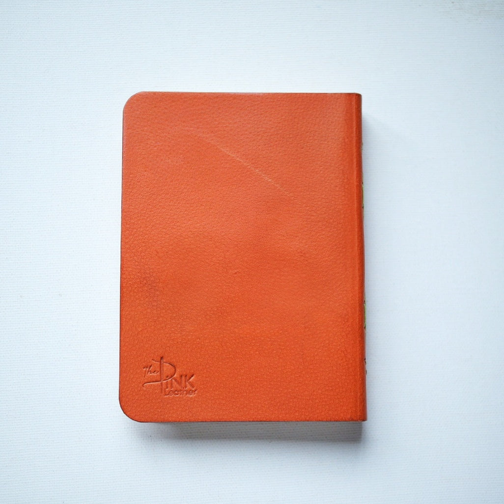 Flora Handbound Leather Journal – Handmade, Pyrographed Cover