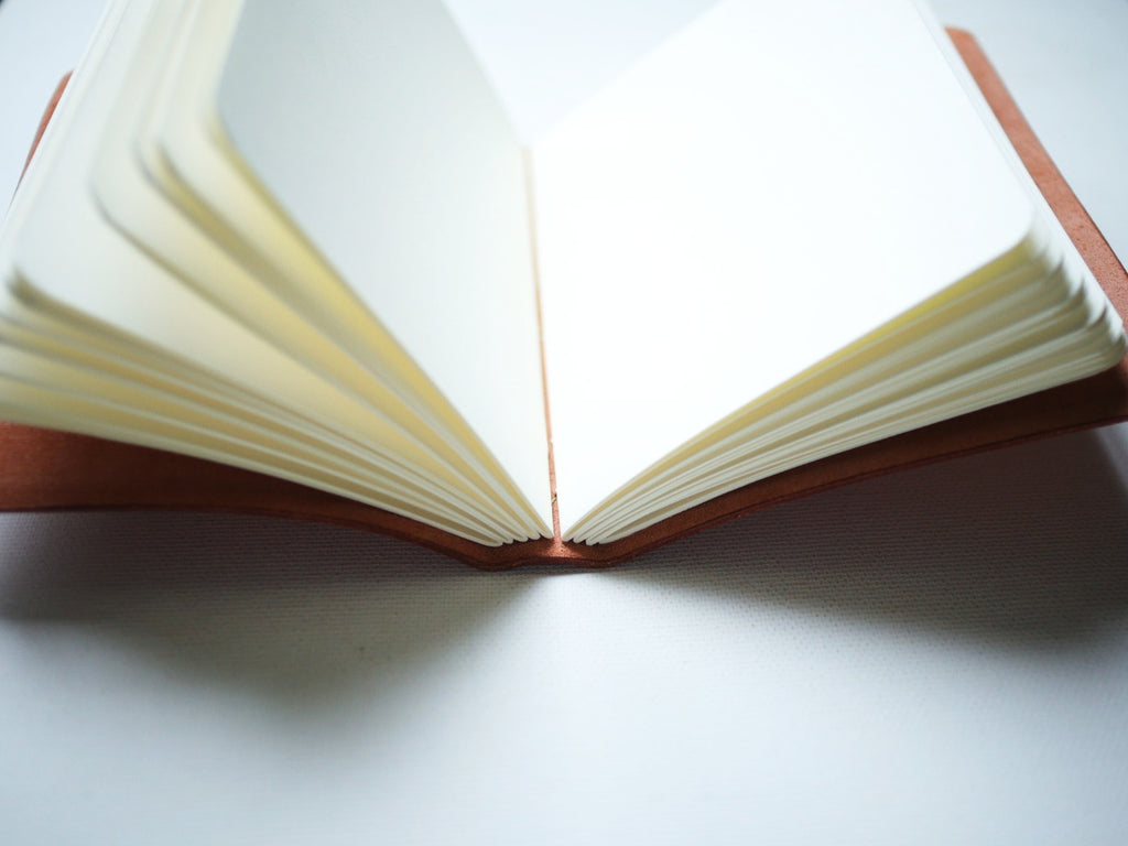 Flora Handbound Leather Journal – Handmade, Pyrographed Cover