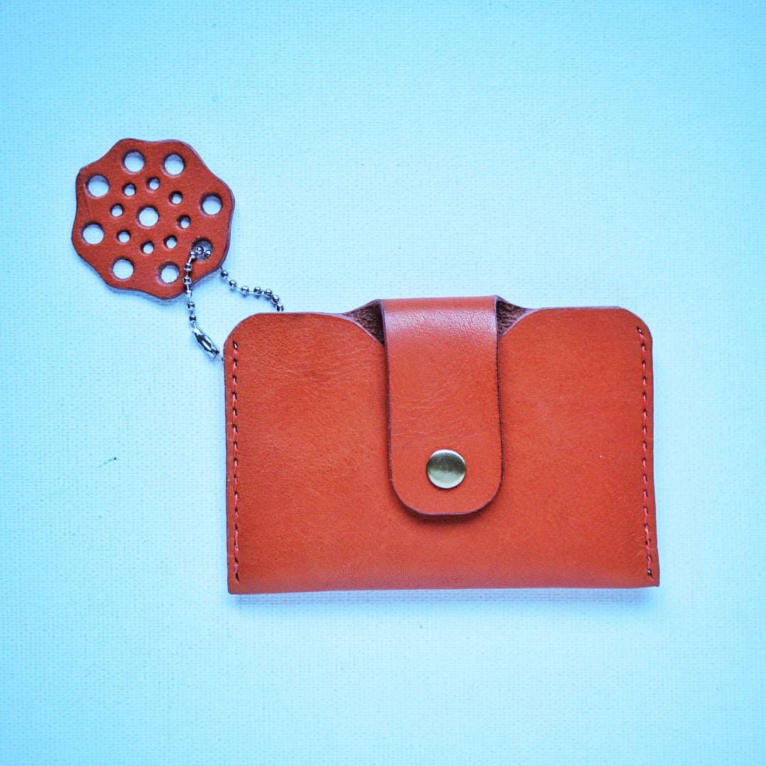 Handmade Leather Card Holder – Slim, Stylish, & Functional