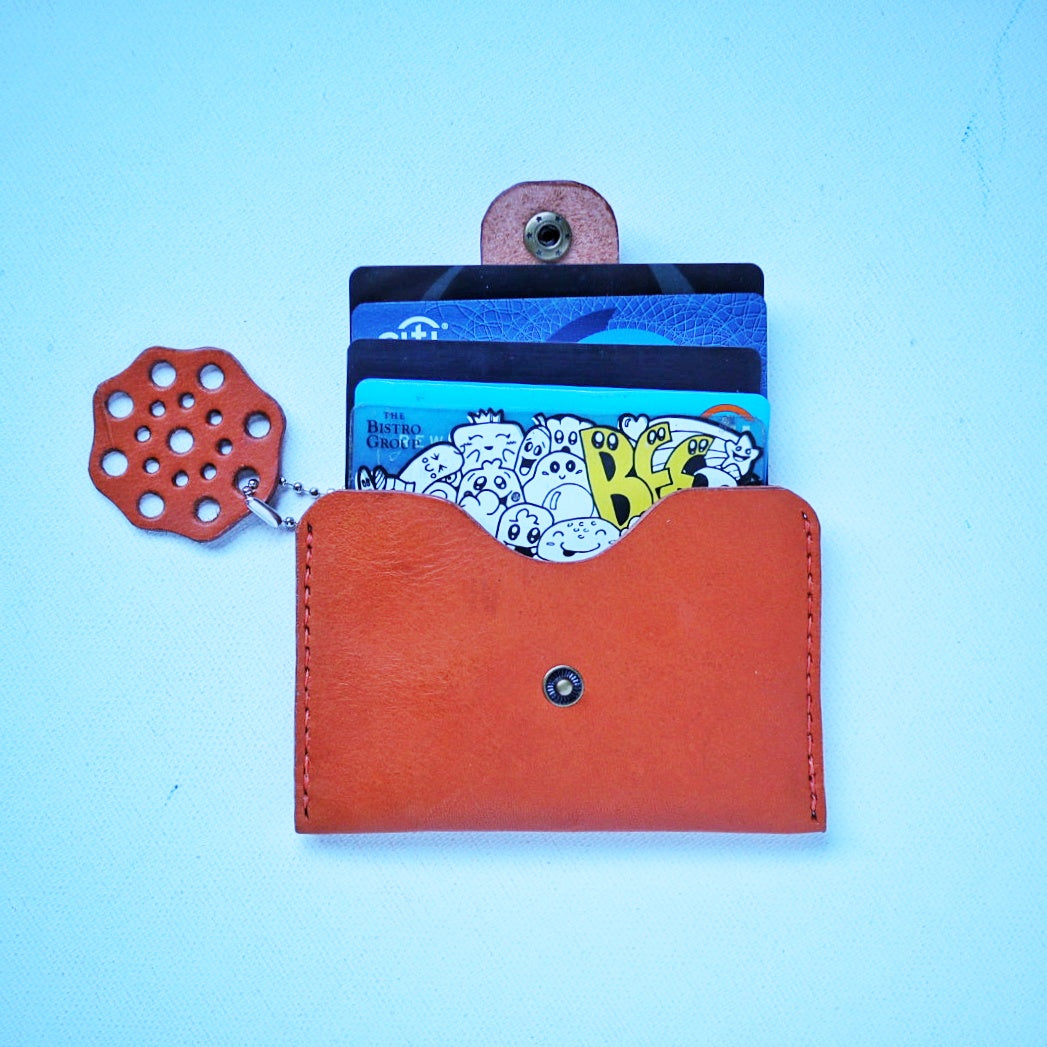 Handmade Leather Card Holder – Slim, Stylish, & Functional