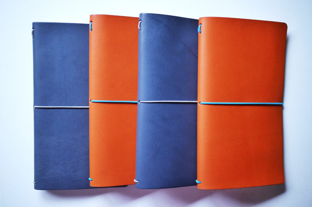 Regular Size Traveler’s Notebook – Handmade Genuine Leather Journal for Writing, Planning & Travel