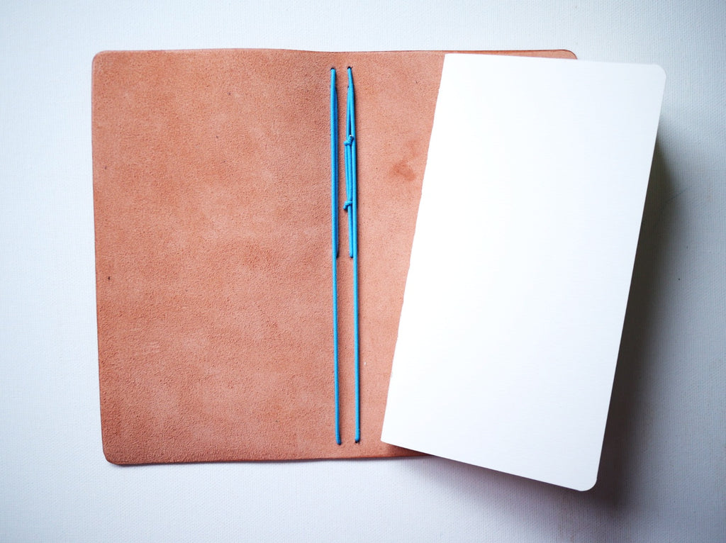 Regular Size Traveler’s Notebook – Handmade Genuine Leather Journal for Writing, Planning & Travel