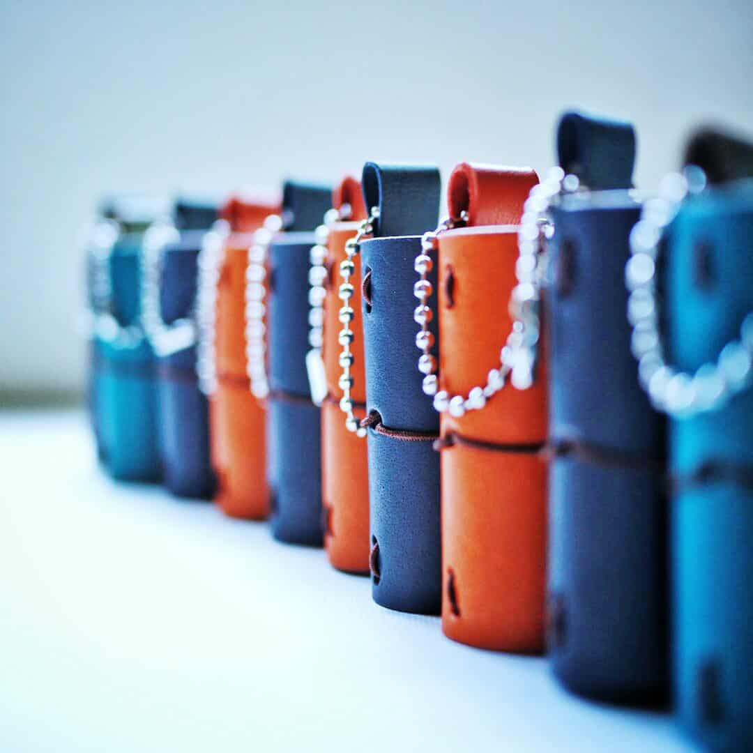 Handcrafted Micro Leather Journals with Refillable Inserts